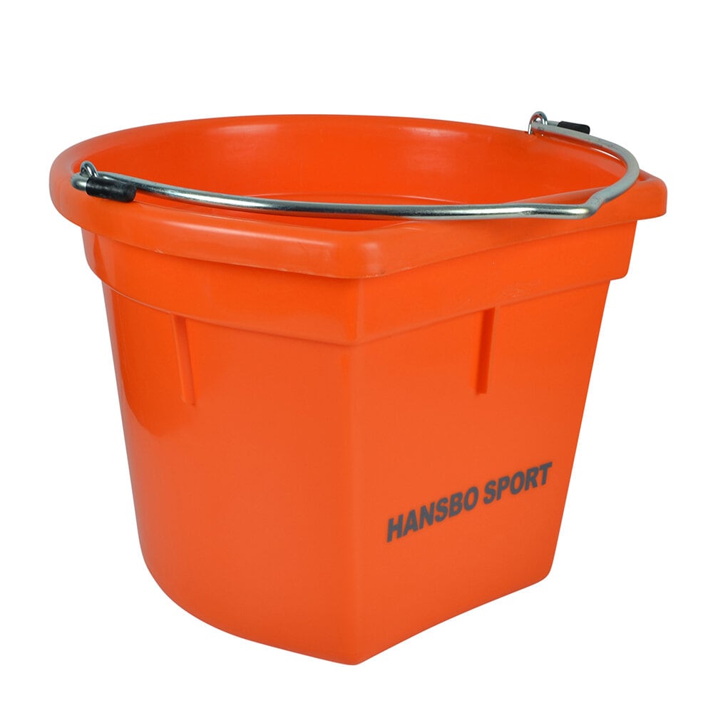 Hink med flat sida 20L Orange