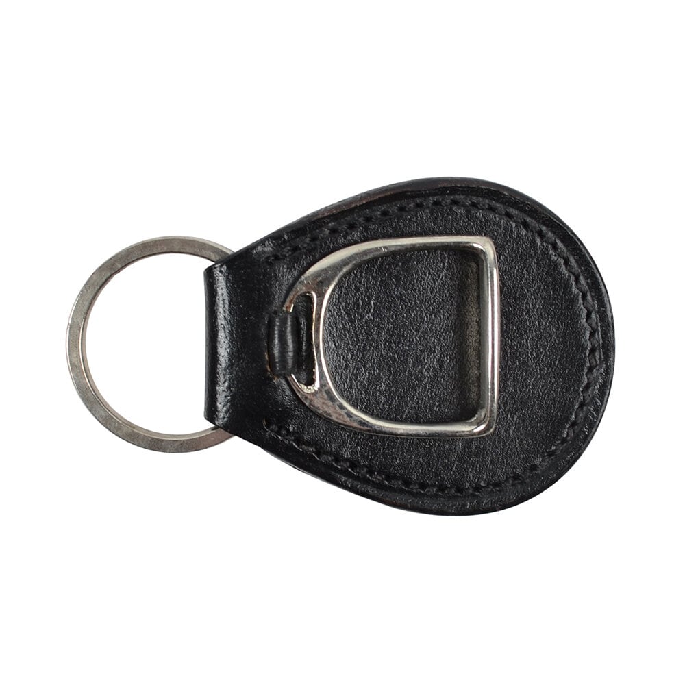 Nyckelring Stirrup Svart Silver