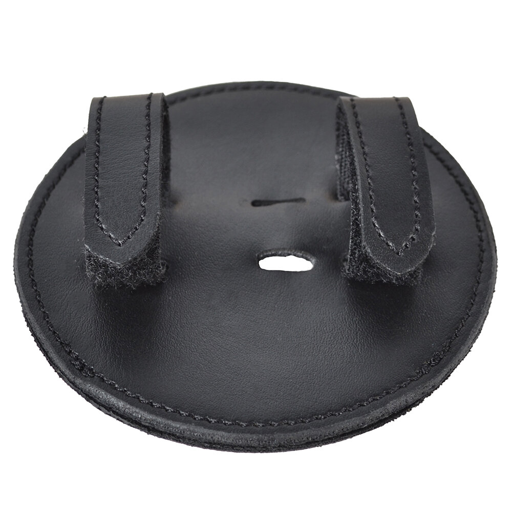 Nummerlapp Veganläder 2-pack Svart m. Strass