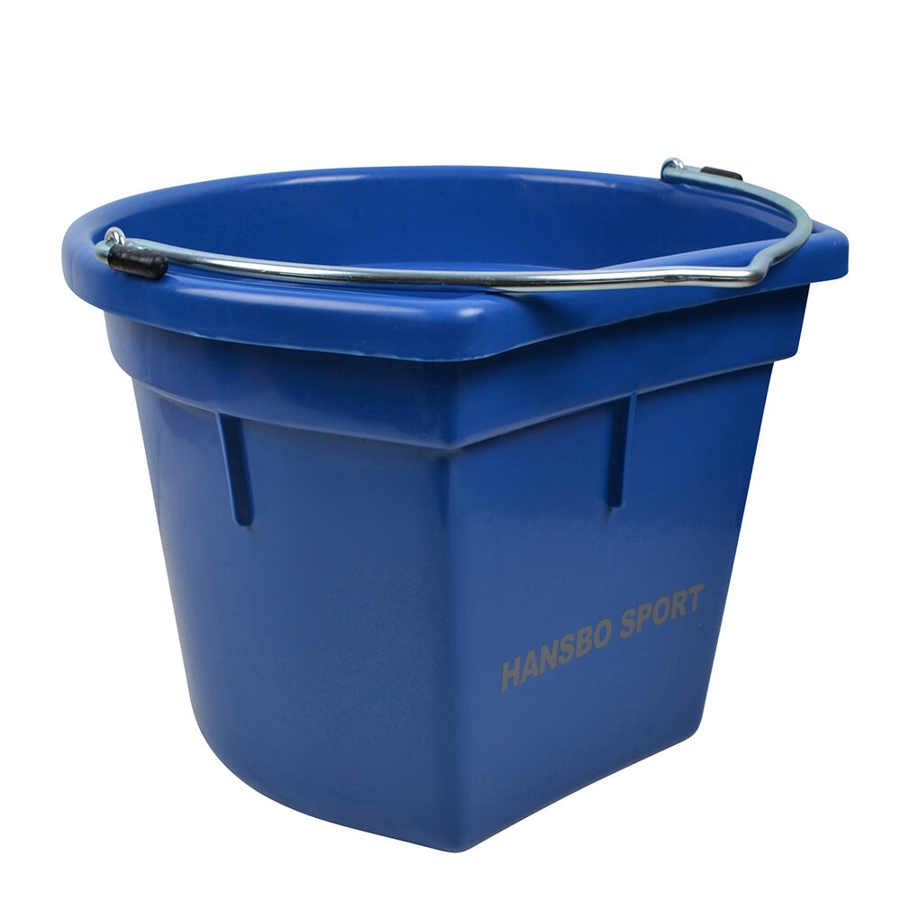 Hink med flat sida 20L Blå