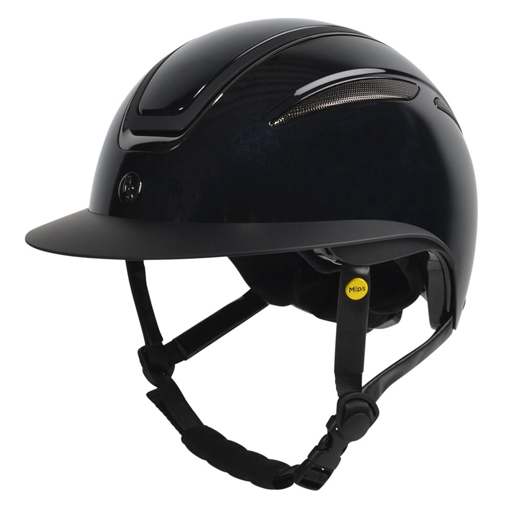 Ridhjälm Mips Air Glossy Metall
