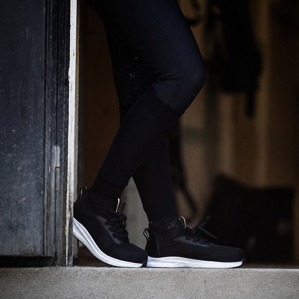 Svart Grooming Sneaker Stålhätta