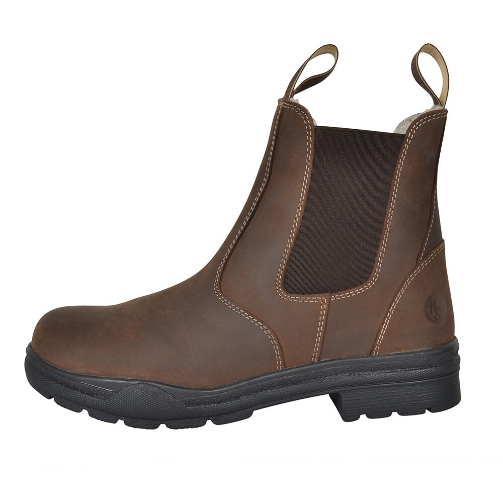 Jodhpurs Läder Varmfodrad med stålhätta Brun 
